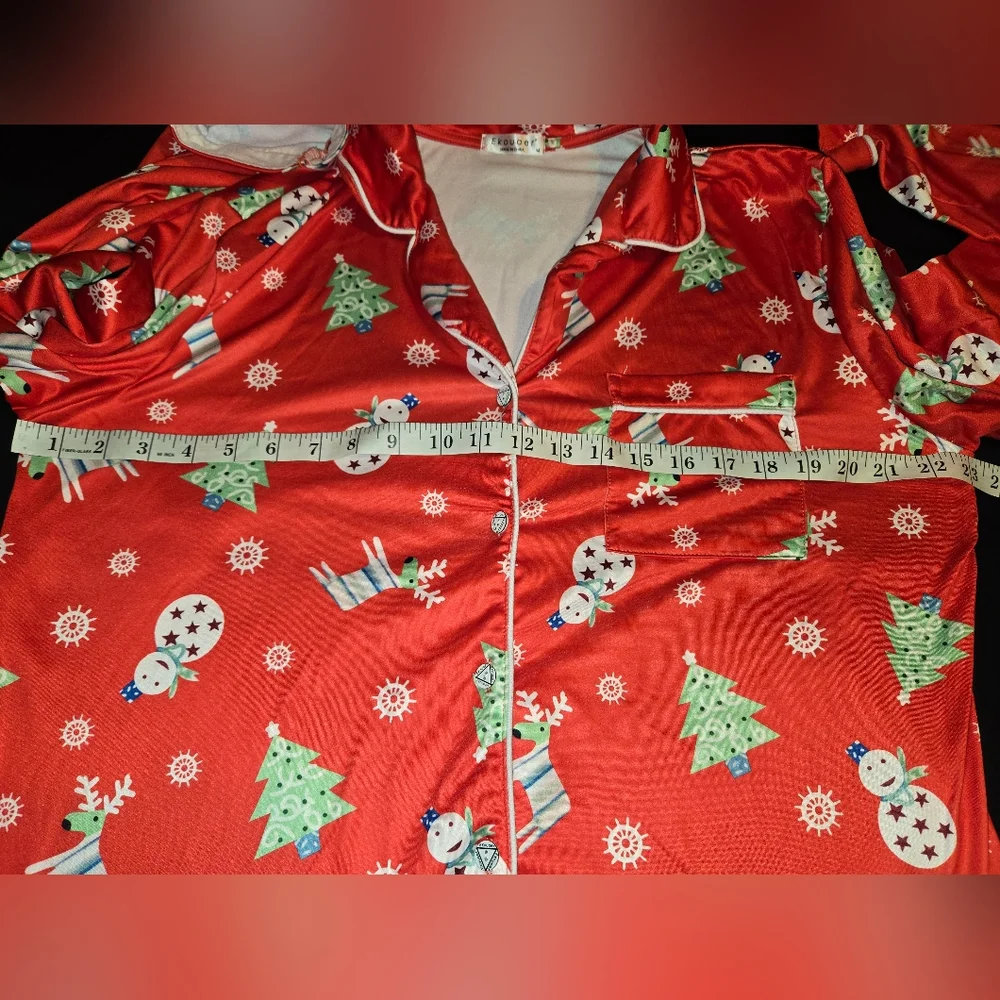 Womens Christmas Pajama Set Size M - Picture 8 of 9